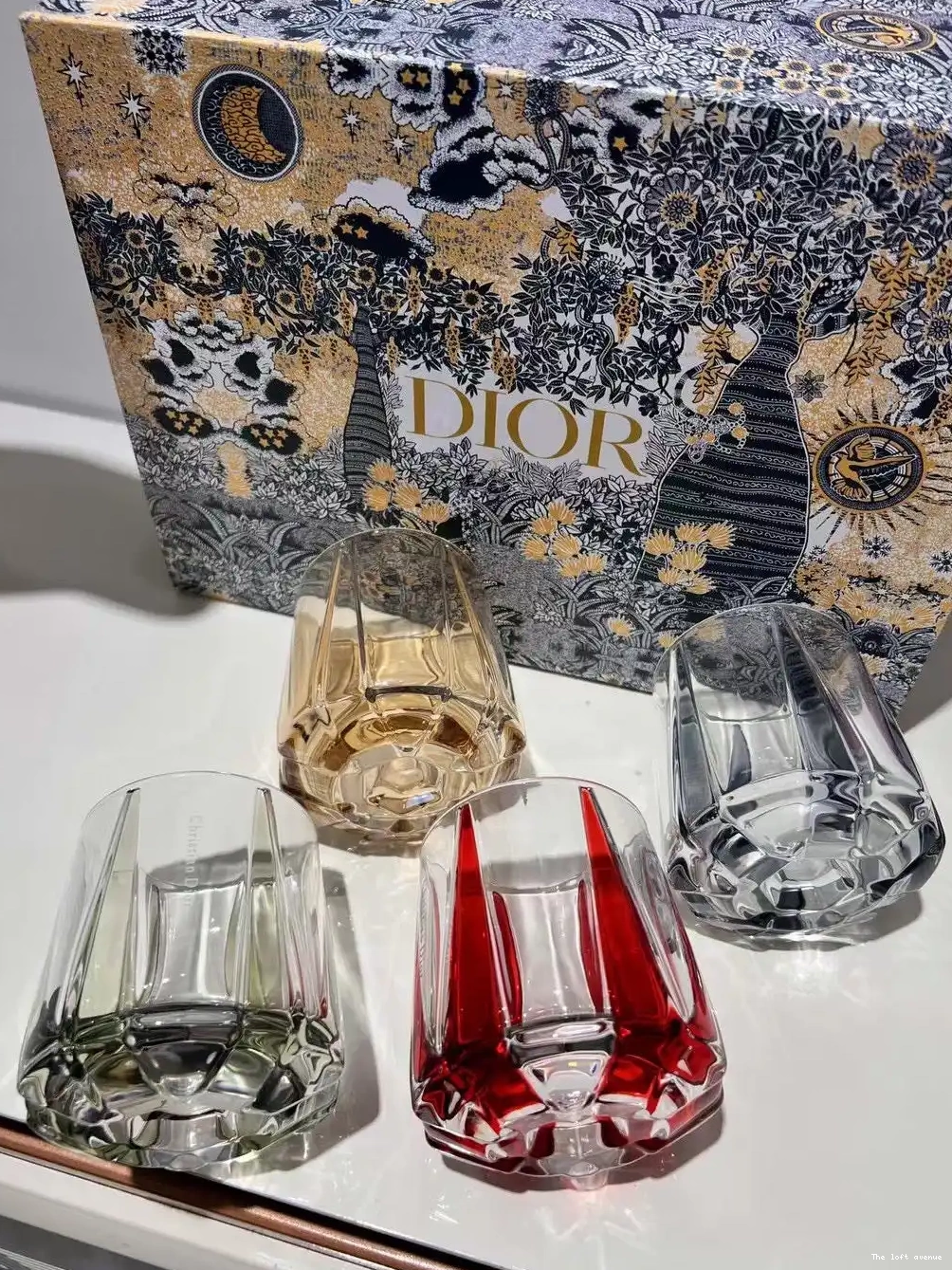 4 CHRISTIAN SET CUP GLASS 0512